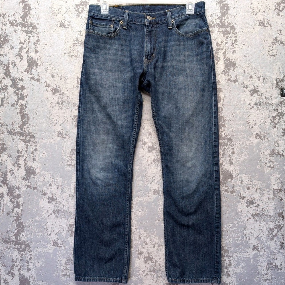 Levis 514 Slim Straight Jeans‎ Mens 33x31 Blue Denim Vintage Y2K 005140399